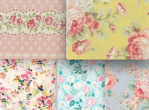 Beautiful Floral Cloth Napkins, Wedding, Events, Everyday Meals, Great Gift, 15 inch, Set of 6, by CHOW with ME