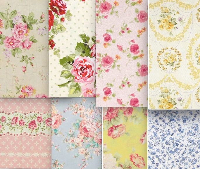 Beautiful Floral Cloth Napkins, Wedding, Events, Everyday Meals, Great Gift, 15 inch, Set of 6, by CHOW with ME